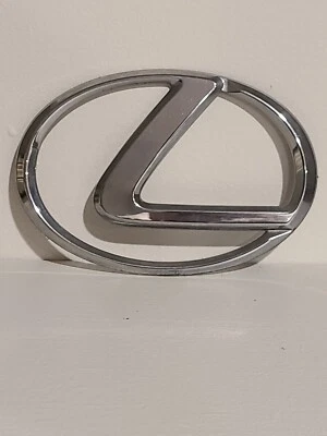2006 2007 Lexus RX400h Rear Trunk Deck Lid Emblem Logo Symbol  Badge Chrome OEM - Image 1 of 2