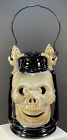 Kirkland décoration crâne lanterne votive thé bougie céramique avec poignée