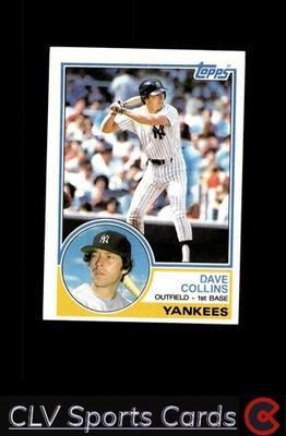 Dave Collins Topps Set-Break Near Mint or Better New York Yankees CLV - Image 1 of 2