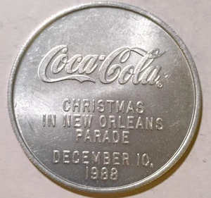 1988 Audubon Zoo Coca Cola Weihnachten in New Orleans Parade freier Eintritt für Kinder - Bild 1 von 2