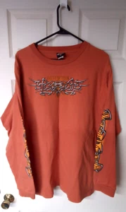 2005 Barnett Harley Davidson El Paso, TX schwarz/orange/weiß Langarm Herren XL - Bild 1 von 7