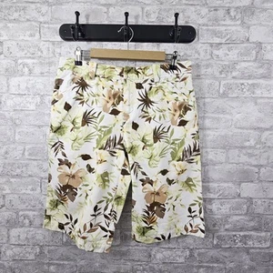 Pantalones cortos Caribbean Joe con estampado floral para mujer talla 10 - Imagen 1 de 4
