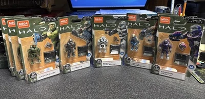 8x Mega Construx Halo Infinite Series 14 HYPERIUS MASTER CHIEF SPARTAN JACKAL - Image 1 of 4