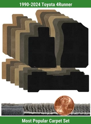 定制 Ultimat 地毯垫套装适用于 1990 - 2024 丰田 4Runner (3 件) #10VE — 第 1/4 张图片