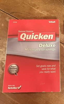 Intuit Quicken 2008 Deluxe For Windows - Image 1 of 4