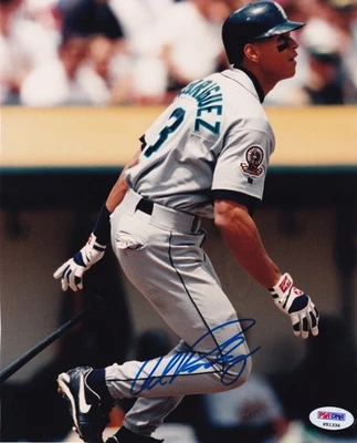 Alex Rodriguez Signed Mariners 8x10 Photo PSA/DNA COA Picture Yankees Auto'd 334 - Image 1 of 4