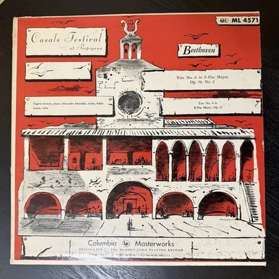 Beethoven 6-Eye Columbia SL 169 Eugene Istomin Trio Piano Cello Violin - Image 1 of 4