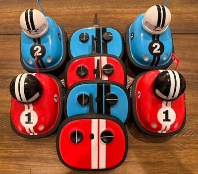 Lot Sharper Image Road Rage RC Speed Bumper Cars Mini Remote Controlled WORKING! - Image 1 of 4