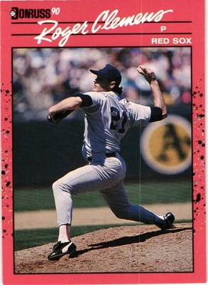 Tarjeta de béisbol 1990 Donruss Roger Clemens #184 Boston Red Sox como nueva Foto 1 de 2