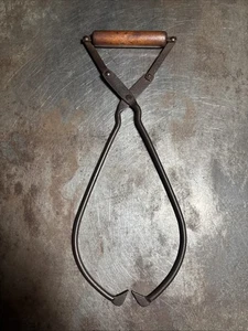 Antique Ice Tongs For Mercantile Ice Sales Or Primitive Home Kitchen Tools - Picture 1 of 8
