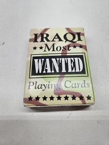 Iraqi Most Wanted Bicycle Playing Cards Open Box Made in the USA complete Clean - Picture 1 of 7