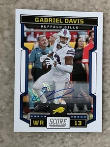 2023 Panini Score Gabriel Davis Auto! - Picture 1 of 2