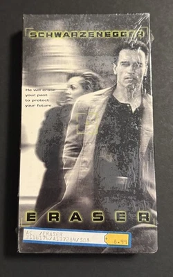 Eraser VHS Arnold Schwarzenegger (VHS, 1996)(Super Rare VHS Factory Sealed) - Image 1 of 3