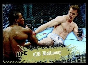 2010 Topps UFC Main Event #106 CB Dollaway Refractor - Picture 1 of 2