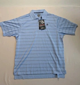 Adidas Climacool Golf Polo Shirt Dallas Cowboys Logo Uomo Taglia XL Blu Nuova con etichette - Foto 1 di 17