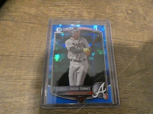 2025 Bowman Chrome Sapphire Diego Tornes 1st Prospect #BCP-214 Braves - Bild 1 von 4