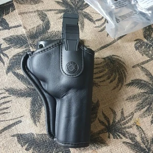 Vega Holster Holster Revolver 4 Pouces Neuf Cuir Droitier - Picture 1 of 8