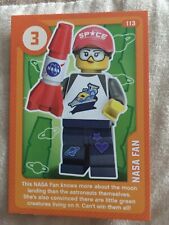 Sainsburys LEGO Living Amazingly Single Card 2020 Number 113 NASA Fan