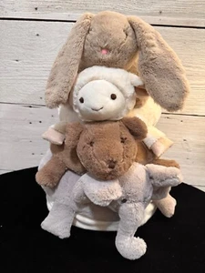 Pottery Barn Kids PBK JUMBO Animal Plush Stacker Toy HTF - Picture 1 of 15