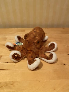 Wild Republic Oktopus ~ 10 Zoll geflecktes Plüschtier ~ Ausgabe 2012 ~ Neu mit Etikett ~ hübsch! - Bild 1 von 9