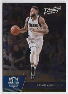 2016-17 Panini Prestige Base Metallized #105 Justin Anderson Dallas Mavericks - Picture 1 of 2