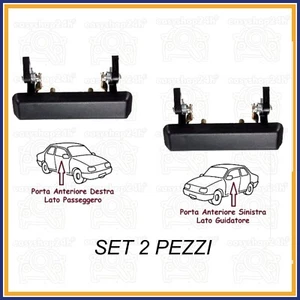 SET 2 MANIGLIA PORTA ESTERNA PER SUZUKI SJ410 SJ413 SAMURAI SANTANA MANIGLIETTA - Foto 1 di 3