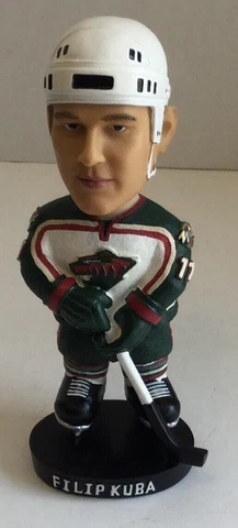 FILIP KUBA Minnesota Wild Bobble Head Limited Edition Bobblehead Nodder Cover