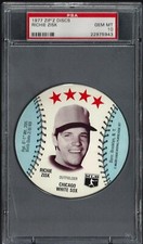 1977 Zip'z Discs Richie Zisk Chicago White Sox PSA 10 Gem Mint 22975943