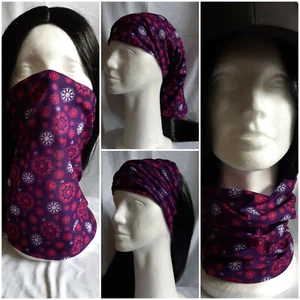 2 pack Purple Bandana, Face sock, ski mask,camping,yoga,hiking,cycling - Picture 1 of 7