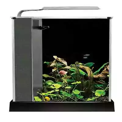 Fluval Spec 10L Black Desktop Glass Aquarium LED High Output Light Fish Tank • 91.98€