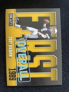 2023 Leaf Draft First Overall Gold - #7 Troy Aikman- Oklahoma, UCLA, Cowboys