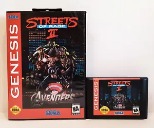 Streets of Rage 2 The Avengers Edition for Sega Genesis/Mega Drive - Picture 1 of 2