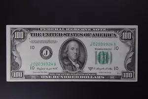 1950C $100.00 Dollar FRN, EF, crisp, no tears or pinholes, one heavy fold - Picture 1 of 2