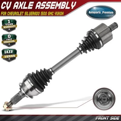 Front Side CV Axle Assembly for Chevrolet Silverado 1500 GMC Yukon Sierra 1500 - Image 1 of 4