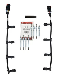 Glow Plug Harness + Motorcraft ZD-13 Glow Plugs for 03-04 6.0L Powerstroke - Picture 1 of 1