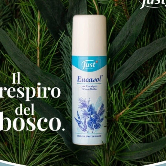 EUCASOL JUST 50ml nuovo  spray eucalipto disinfettante ambientale  - Immagine 1 di 1