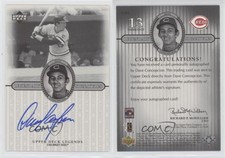 2000 Upper Deck Legends Legendary Signatures Dave Concepcion #S-DC Auto