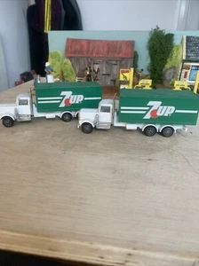 2X Corgi 7UP Trucks - Used Condition - Picture 1 of 10