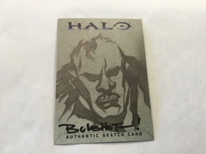 Halo XBOX Trading Card 2007 Topps James Bukauskas Sketch Artist 1/1 Flood - Picture 1 of 2