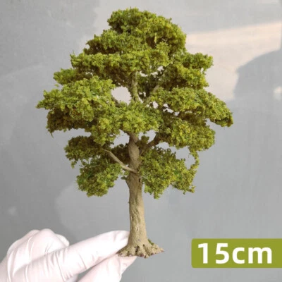 1PC 10-15CM HO/OO Scale Miniature Autumn Trees Garden Landscape Scenery Model - Image 1 of 3