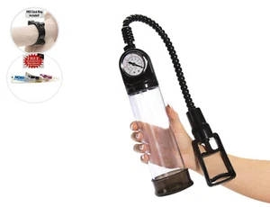 Pump Worx Accu-Meter Power Penis Pump Male Length Girth Width Enhancer Enlarger - Picture 1 of 11