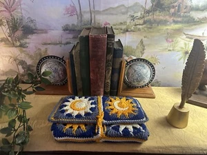 Crochet Celestial Book Sleeve - Picture 1 of 6