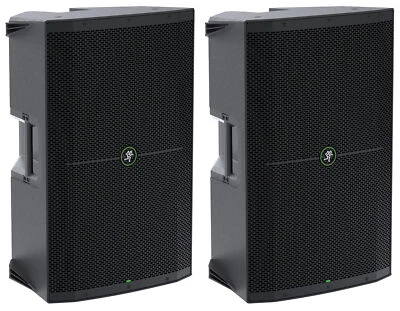 (2) Mackie Thump215 15" 1400 Watt Powered Active DJ PA Speakers Thump 215 - Image 1 of 4