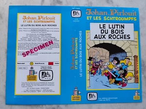 VHS Schlümpfe smurfs johan pirlouit Exemplar K7 Video nur Hülle RAR - Bild 1 von 2