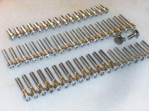 Kawasaki ZX6-R ZX600 Ninja 1998-04 ZZR600 05-08 Engine Stainless Allen Bolt Kit - Picture 1 of 6