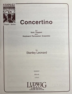 CONCERTINO for Solo Timpani and Keyboard Percussion Ensemble - Picture 1 of 2