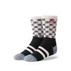 Stance Boys Black Check Me Out Crew Socks Size Large 2-5.5