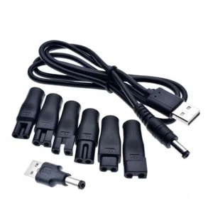 USB Charging Plug Cable Power Cord Electric Hair Clippers Charger USB Adapter UK - Picture 1 of 10