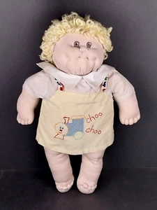 Muñeca niño escultura suave hecha a mano vintage cabello rubio CPK estilo parche repollo - Imagen 1 de 7