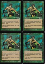 MTG: ELVISH BERSERKER Exodus COMMON; played, Excellent condition x4
